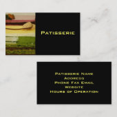 Patisserie Business Card II Visitenkarte (Vorne/Hinten)