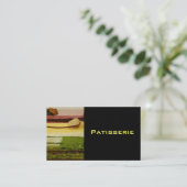Patisserie Business Card II Visitenkarte (Stehend Vorderseite)