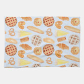 Patisserie Französisches Bäckerei Konditorei Brot  Geschirrtuch (Horizontal)