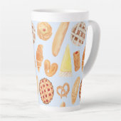 Patisserie Französisches Bäckerei Konditorei Brot  Milchtasse (Rechte Ecke)