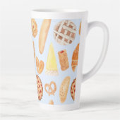 Patisserie Französisches Bäckerei Konditorei Brot Milchtasse (Rechts)