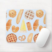 Patisserie Französisches Bäckerei Konditorei Brot Mousepad (Mit Mouse)