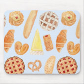 Patisserie Französisches Bäckerei Konditorei Brot Mousepad (Vorne)