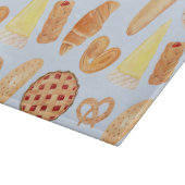 Patisserie Französisches Bäckerei Konditorei Brot  Schneidebrett (Ecke)