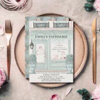 Patisserie Green Virtual Baby Dusche