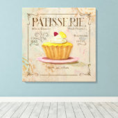 Patisserie IV Wanddekoration Leinwanddruck (Insitu (Holzboden))