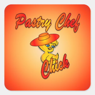 Patisserie Köche Chick #5 Aufkleber