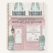 Patisserie Pk Bat Mitzvah Gästebuch Notizblock (Vorderseite)