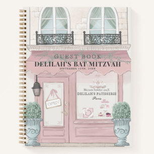 Patisserie Pk Bat Mitzvah Gästebuch Notizblock