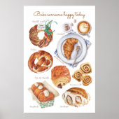 Patisserie Poster (Vorne)
