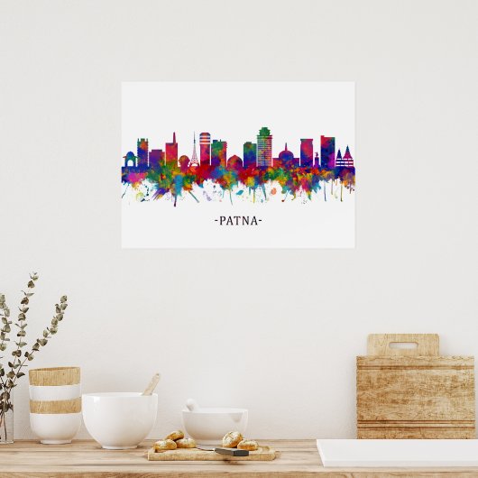 Patna Bihar Skyline Poster (Küche)