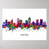 Patna Bihar Skyline Poster (Vorne)
