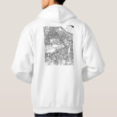 Patna Bihar Stadtplan Hoodie (Rückseite)