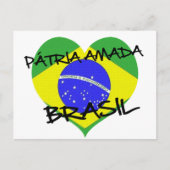 Pátria Amada Brasil Postkarte (Vorderseite)