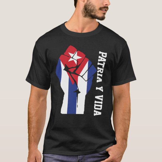Patria Y Vida Free Cuba T - Shirt (Vorderseite)