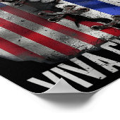 Patria Y Vida Viva Kuba Frei Patriotisches Retro U Poster (Ecke)