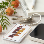 Patria y Vida White Brown Frame Schlüsselanhänger (Vorderseite rechts)