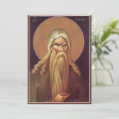 Patriarch Abraham Dankeskarte (Stehend Vorderseite)