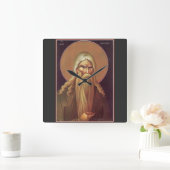 Patriarch Abraham Quadratische Wanduhr (Zuhause)