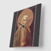 Patriarch Abraham Quadratische Wanduhr (Winkel)