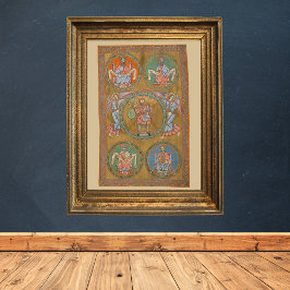 Patriarchat Abraham Isaac Jacob Mittelalterliches  Poster