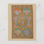 Patriarchat Abraham Isaac Jacob Mittelalterliches Postkarte (Vorderseite)