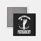 Patriarchat Witchcraft Moon Phase Feminist Witc Magnet (Vorderseite/Rückseite)