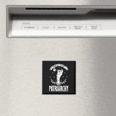 Patriarchat Witchcraft Moon Phase Feminist Witc Magnet (In Situ (Geschirrspüler))
