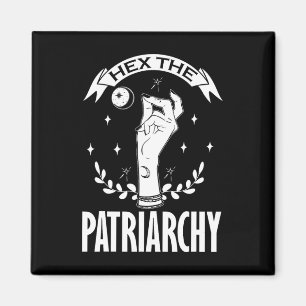 Patriarchat Witchcraft Moon Phase Feminist Witc Magnet