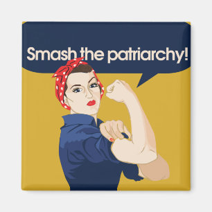 Patriarchat zerschlagen Feministische Aussage Magnet