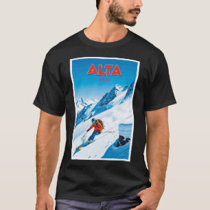Patriarchat zerstörender Engel mit Gewehr Feminist T-Shirt