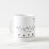 Patrice Peptidname Tasse (Vorderseite Links)