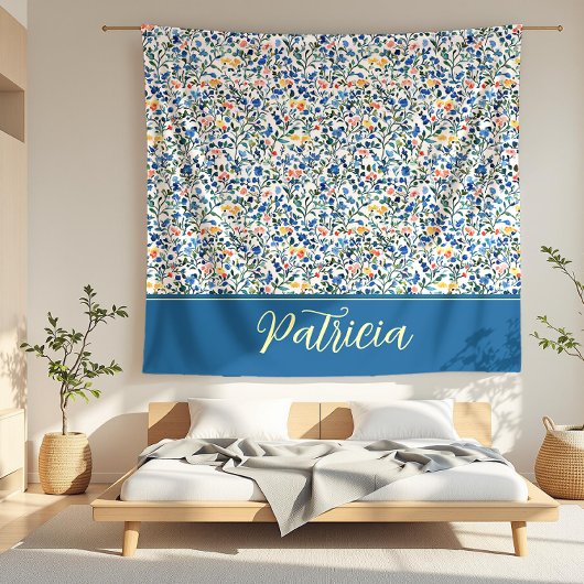 Patricia Dainty Ditsy Party Floral Fleecedecke