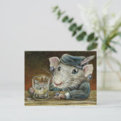 Patricia die Ratte Postkarte (Stehend Vorderseite)