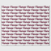 Patricia fade pink personalisiertes Geschenkpapier (Flach)
