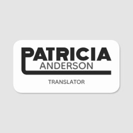 Patricia Name Tag Namensschild
