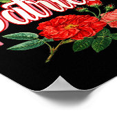 Patricia Name With Flowers  Poster (Ecke)