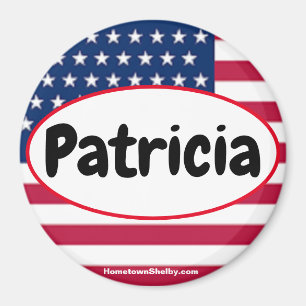 Patricia Patriotic Magnet