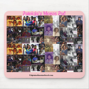 Patricia's Agrainofmustardseed.com Pink Mouse Pad Mousepad