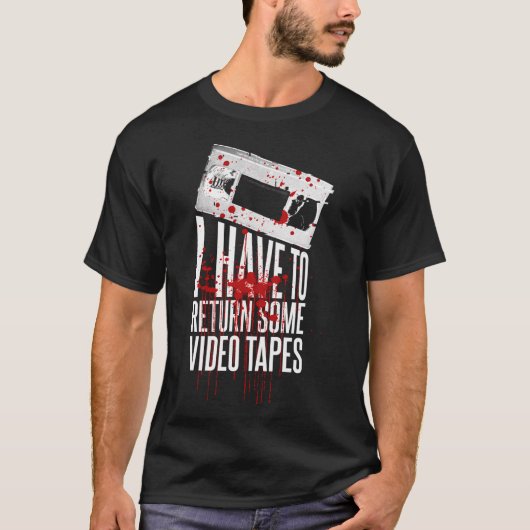 Patrick Bateman ich muss einige Videobänder zurück T-Shirt (Vorderseite)