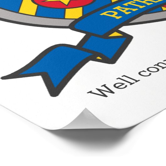 Patrick Boys Name bedeutet heraldry Schild Letter (Ecke)