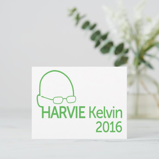 Patrick Harvie Kelvin 2016 Postkarte (Stehend Vorderseite)