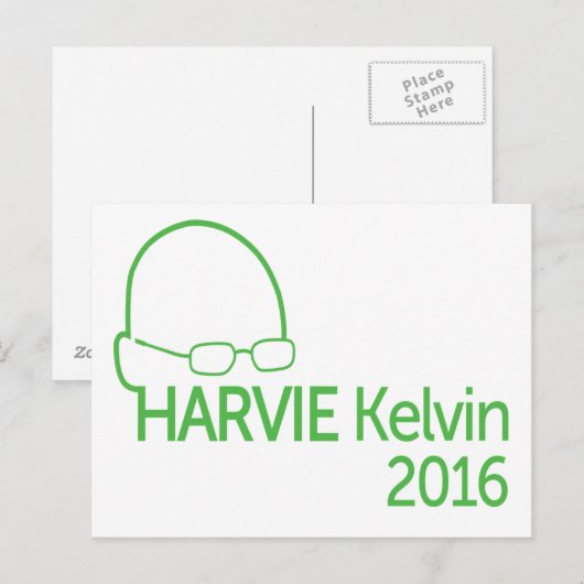Patrick Harvie Kelvin 2016 Postkarte (Vorne/Hinten)