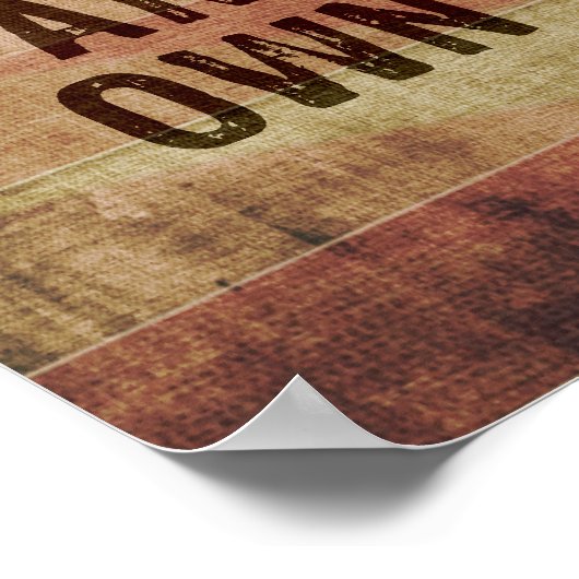 Patrick Henry 2. Berichtigungsquote Poster (Ecke)