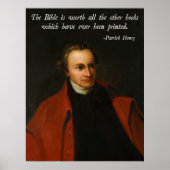 Patrick Henry Bible Poster (Vorne)