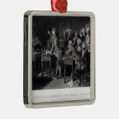 Patrick Henry, der das Virginia anredet Silbernes Ornament (Rechts)
