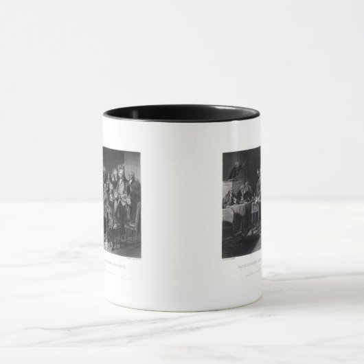 Patrick Henry, der das Virginia anredet Tasse (Zentrum)