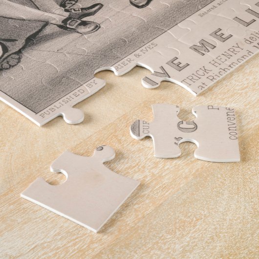 Patrick Henry Liberty oder Death Speech Illustrati Puzzle (Seite)