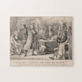Patrick Henry Liberty oder Death Speech Illustrati Puzzle (Horizontal)