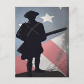 PATRICK HENRY QUOTE 2.0 POSTKARTE (Vorderseite)